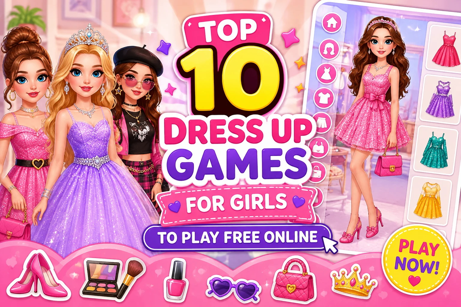 Top 10 Dress Up Games for Girls to Play Free Online
